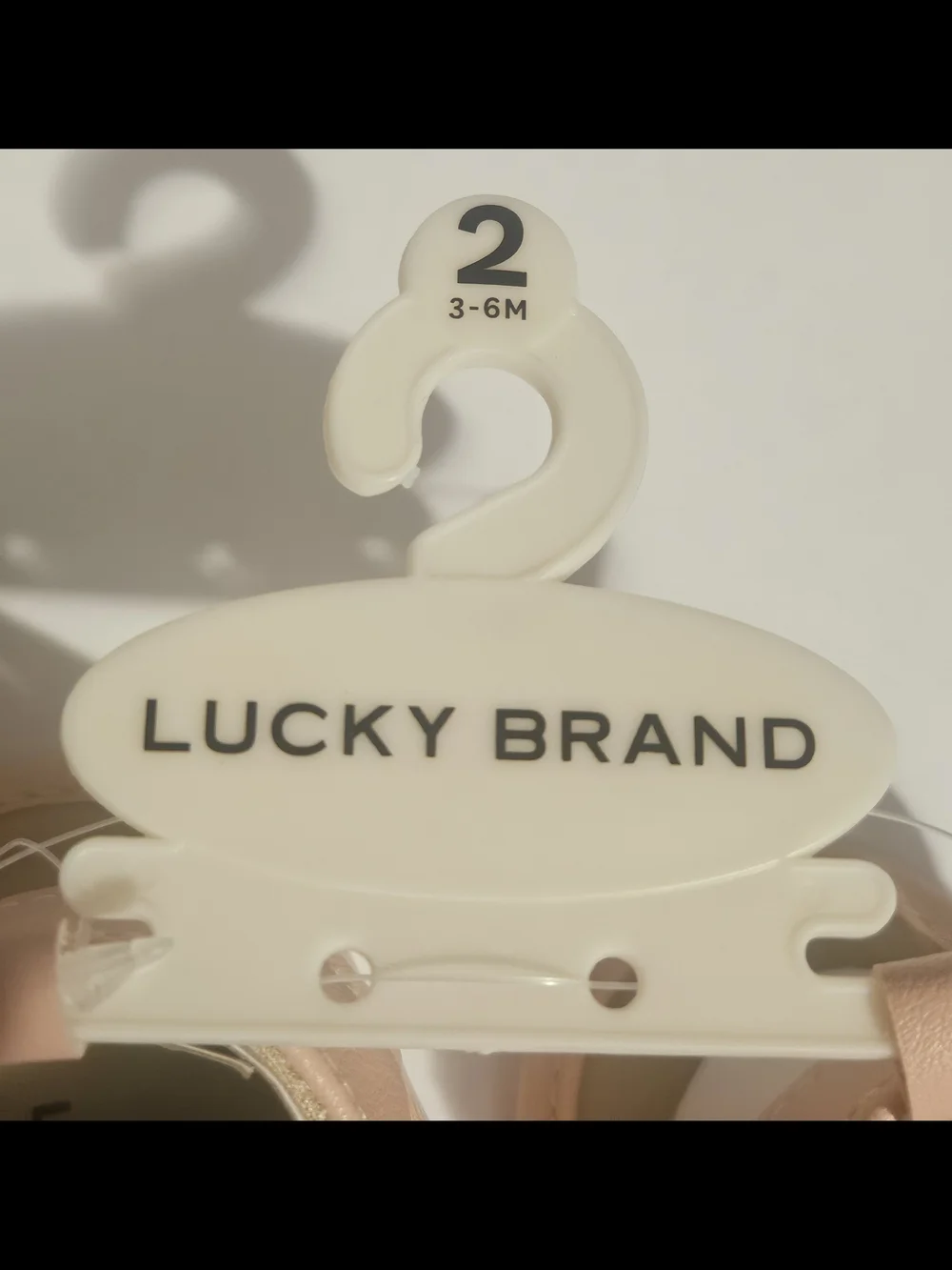 Lucky Brand Blush Pink Butterfly Baby Sandals